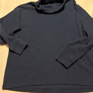Lands' End light Blue Turtleneck Sweater